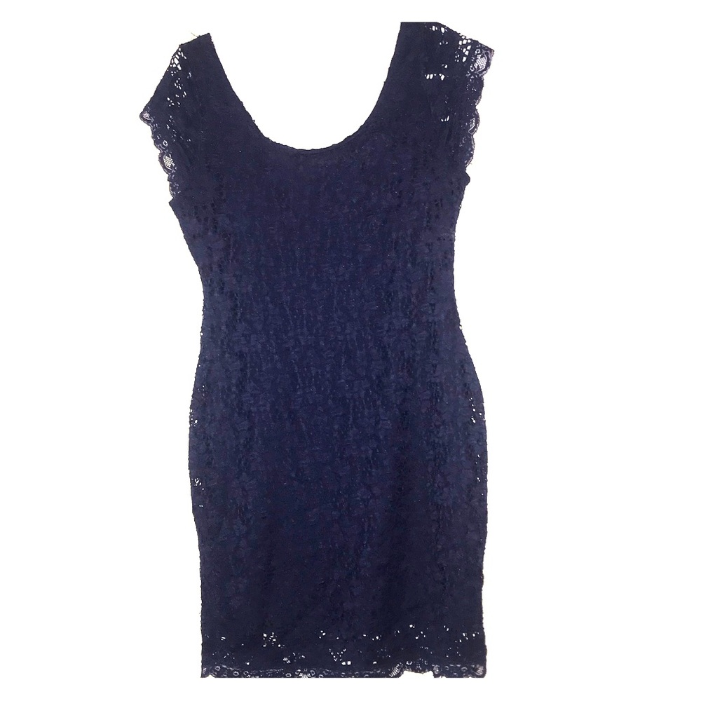 Navy Blue lace dress